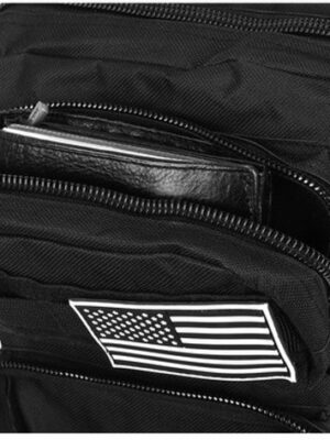 Military rugzak - Molle rugzak - Rugzak 26 liter - Waterdichte rugzak - Outdoor backpack - Rugzak met heupband - Kampeer rugzak - Zwart - Afbeelding 6