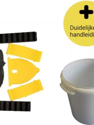 Muizenval - Muizenverjager - Muizenval emmer - Muizenvallen voor binnen en buiten - Muizenvallen - Rattenval - Let op! zonder emmer - Afbeelding 5