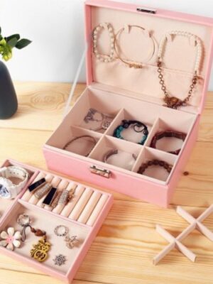 Sieraden Opbergdoos – Luxe – Roze - Afbeelding 5