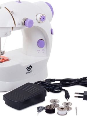 Naaimachine - Adaptor 2 Snelheden - 1 Built-In Stitches kleine reis naaimachine met voetpedaal & accessoires- - Afbeelding 3