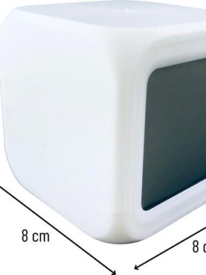 Orange85 Digitale klok - 7 kleuren LED - Wekker - Temperatuur - Slaapkamer - Datum - Alarm - Afbeelding 7