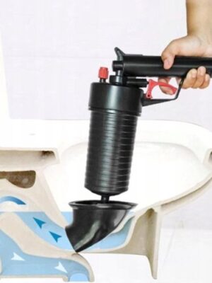Afvoer ontstopper - Gootsteen ontstopper - Riool ontstopper -ontstoppingspistool - krachtige Drukpomp Reiniger Ontstopt - Toilet en Verschillende Afvoer Pijpen ontstopper - Ontstopper Afvoer - Wc ontstopper - Leiding ontstopper - Toilet ontstopper - Afbeelding 3