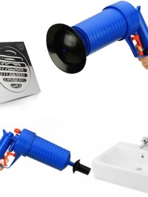 Gootsteenontstopper – Toiletontstopper – ontstopper – gootsteen – afvoer keuken – wc – douche – Buisreiniger – afvoerreiniger – plopper pomp – toiletontstopper - zuig en drukreiniger – Kunststof – UNIVERSEEL - Afbeelding 5