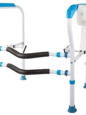 Toiletsteun senioren - Toiletgreep verstelbaar - WC beugel zonder boren - Hulpmiddel toilet ouderen - Stabiele toiletsteun - Antislip wc steun - Badkamerhulpmiddel bejaarden - Steun bij opstaan toilet - Toiletbeugel opvouwbaar - Veilige wc beugel - Afbeelding 8