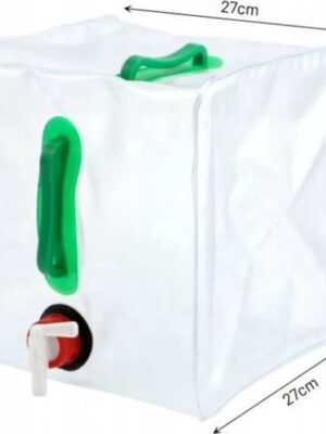 Opvouwbare waterjerrycan - Draagbare watertank - Camping watercontainer - Festival waterreservoir - Waterzak outdoor - Jerrycan met kraan - Watercontainer opvouwbaar - 20 L - Afbeelding 5