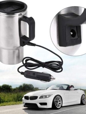 Auto Thermo Beker 400 ml - Warmhoudbeker Auto - 12V Verwarmingsbeker - RVS Beker - Elektrische Thermosbeker - Autokoffiebeker - Reisbeker Verwarming - Koffiebeker Auto - Afbeelding 6