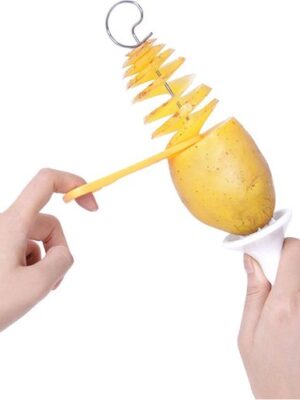 Aardappel Snijder - Potato twister - Chips maker - Spies - RVS - Afbeelding 5