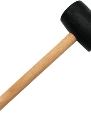 Houten rubber Hamer - Terugslagloze rubber straathamer - 25.5 centimeter - 220GRAM - Afbeelding 12