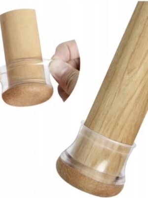 16x Stoelpoot beschermers - Stoelpoot vilt - Stoelpootdoppen - Vloerbeschermers stoelen - Ø 12-16 mm - Geluiddempers stoelen - Antikras stoelhoezen - Afbeelding 3