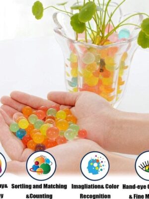 Borvat® Waterkralen – 50.000 Stuks – Crystal Soil Beads – Gemengde Kleuren – Voor Vaas & Decoratie - Afbeelding 7