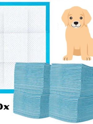 100x Wegwerp Trainingspads | Trainingsmat hond | 33 x 45cm | Puppy pads | Wegwerp plasmatjes | Huisdier onderleggers | Gratis 30xhondenpoepzakjes | puppy pads | hygiëne matten hond | absorberende hondenmat | hond| kat | Konijn| - Afbeelding 3
