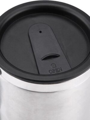 Auto Thermo Beker 400 ml - Warmhoudbeker Auto - 12V Verwarmingsbeker - RVS Beker - Elektrische Thermosbeker - Autokoffiebeker - Reisbeker Verwarming - Koffiebeker Auto - Afbeelding 11