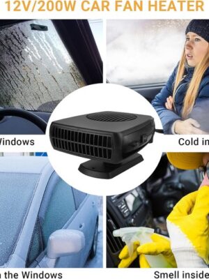 Autoverwarming 12V - 2 in 1 functie - Voorruitverwarming - Voorruit ontdooien - Condens verwijderen - Voorruitverwarming - Auto Heater - Auto Kachel - Kachel 12 volt - Afbeelding 7