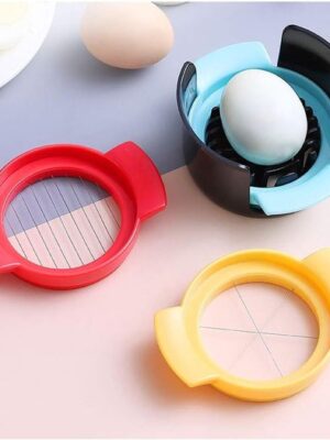 RVS Eiersnijder - 3 in 1 - Vaatwasbestendig - Ei Snijder - Eisnijder - Eiersnijders - Egg Slicer - Multifunctionele snijder - Groente snijder - Fruit snijder - Afbeelding 7