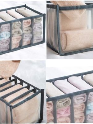 Kleding Organizer - Lade organizer - Kleding organizer set - 3 Stuks - Sokken opberger - Ondergoed verdeler - BH opbergsysteem - Zwart - Afbeelding 7