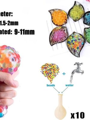 Borvat® Waterkralen – 50.000 Stuks – Crystal Soil Beads – Gemengde Kleuren – Voor Vaas & Decoratie - Afbeelding 6