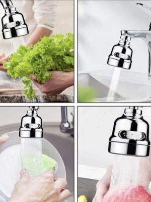 Borvat® Waterbesparende Kraankop – 2 Stuks – Roterend – 3 Standen – Zilver - Afbeelding 4