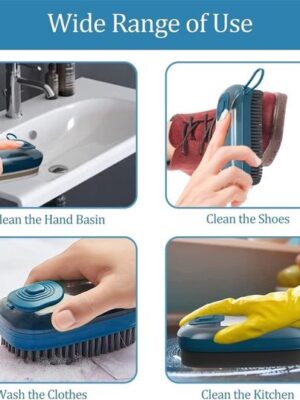 Soroh® - 3 in 1 Automatische Vloeistof Gevulde - Schoonmaken - Kleding - Meubels - Schoenborstel - Multifunctionele - Huishoudelijke - Wasborstel - Zachte Borstel - 3 tips - Afbeelding 5