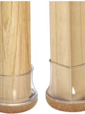 16x Stoelpoot beschermers - Stoelpoot vilt - Stoelpootdoppen - Vloerbeschermers stoelen - Ø 12-16 mm - Geluiddempers stoelen - Antikras stoelhoezen - Afbeelding 4