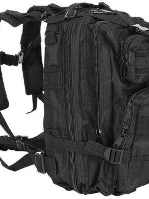 Military rugzak - Molle rugzak - Rugzak 26 liter - Waterdichte rugzak - Outdoor backpack - Rugzak met heupband - Kampeer rugzak - Zwart - Afbeelding 5