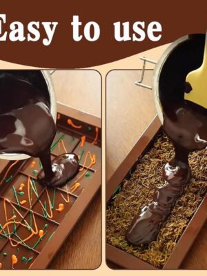 Chocoladevorm Siliconen - Bakvorm Siliconen Diepe Chocoladevorm Dubai - Chocolade Non-stick Bonbons Vorm - Afbeelding 5
