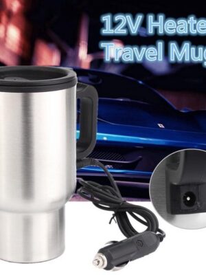 Auto Thermo Beker 400 ml - Warmhoudbeker Auto - 12V Verwarmingsbeker - RVS Beker - Elektrische Thermosbeker - Autokoffiebeker - Reisbeker Verwarming - Koffiebeker Auto - Afbeelding 15