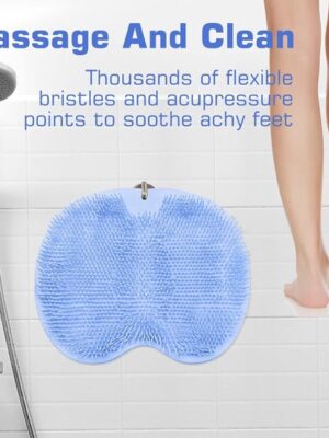 Anti-slip Silicone Massager - Doucheborstel - Voetmassager - Voetscrubber - Massage voor Voeten - Douche Accessoires - Afbeelding 4
