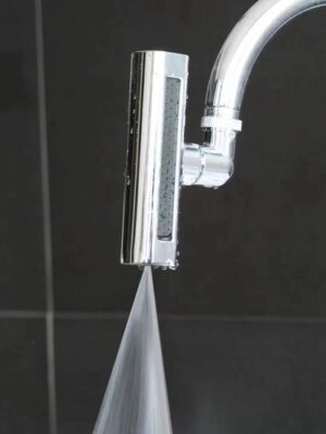 Keuken kraan- Roterende Kraankop - Waterval - Universele - 4 in 1 - 360° Draaibare Sproeierkop - Spoelbak Accessoire - Kraan - 4 standen - Krachtige Kraankop - Kraan Opzetstuk - Afbeelding 3