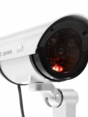 Dummy Camera met 'snoer'- Knipperende Led - Realistische Look - Binnen & Buiten - Nep CCTV Beveiligingscamera - Afbeelding 4