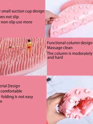 Anti-slip Silicone Massager - Doucheborstel - Voetmassager - Voetscrubber - Massage voor Voeten - Douche Accessoires - Afbeelding 9
