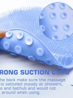 Anti-slip Silicone Massager - Doucheborstel - Voetmassager - Voetscrubber - Massage voor Voeten - Douche Accessoires - Afbeelding 14