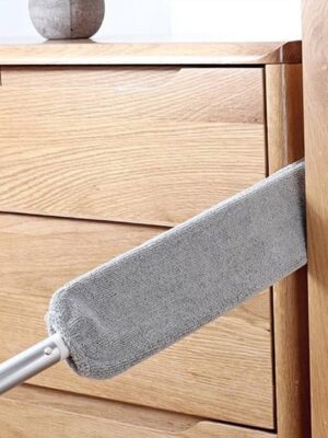 Plumeau uitschuifbaar - Lange Radiatorborstel - Stofborstel met steel - Afneembare microvezeldoekjes - Afbeelding 3