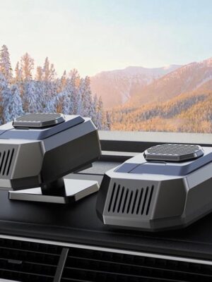 Autoverwarming 12V - 2 in 1 functie - Voorruitverwarming - Voorruit ontdooien - Condens verwijderen - Voorruitverwarming - Auto Heater - Auto Kachel - Kachel 12 volt - Afbeelding 3