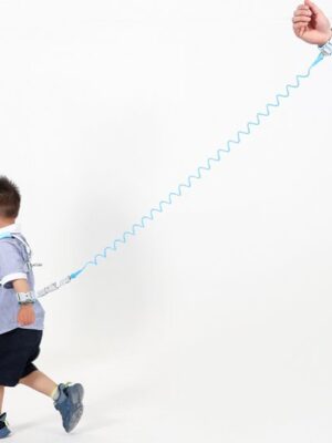 Kindertuigje - 2 in 1 Harnas en Polstuigje – Polstuigje Met Slot - Gordel Touw - armband 2m - Wandelen Veiligheid Baby- Roze - Afbeelding 9