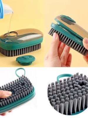 Soroh® - 3 in 1 Automatische Vloeistof Gevulde - Schoonmaken - Kleding - Meubels - Schoenborstel - Multifunctionele - Huishoudelijke - Wasborstel - Zachte Borstel - 3 tips - Afbeelding 4