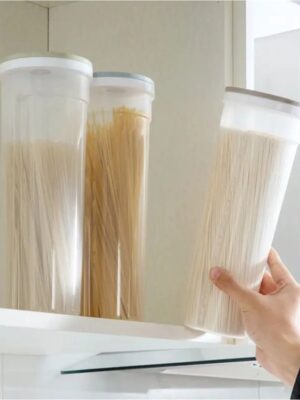 2-Pack Multifunctionele Spaghetti Voorraadpot - Pastapot - Voorraadpot - Spaghetti Bewaardoos - Pasta Pot - Afbeelding 3