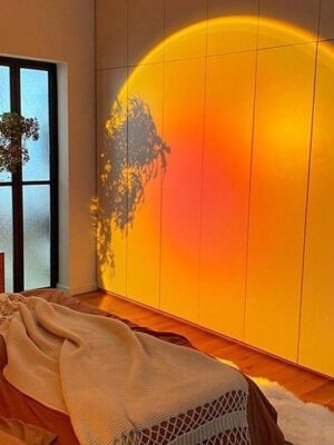 Sunset lamp - Golden hour - 16 kleuren - Zonsondergang lamp - Projector - Sfeerverlichting binnen - Afbeelding 3