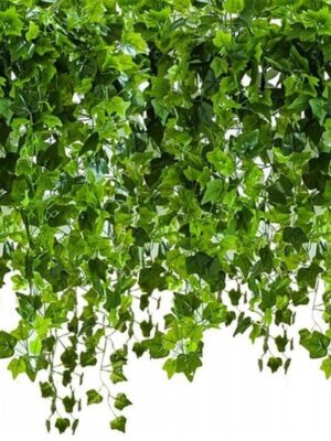 Klimop Slinger 36 Stuks 630cm - Decoratieve Hangplant - Kunstplant Slinger - Klimop Decoratie - Nep Planten - voor Binnen en Buiten - Kunst Hangplant - Set van 36 Slingers - Groen - Afbeelding 3