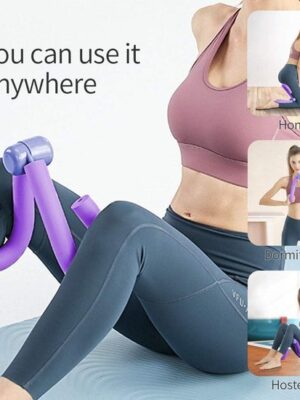 Dijbeen Trainer - Heuptrainer - bekkenbodemtrainer - Beentrainer - Fitnessapparatuur voor Vrouwen - Dijbeen Trimmer - Thuisgym - Fitness - Blauw - Afbeelding 5