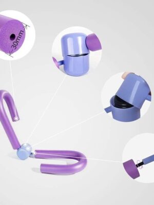 Dijbeen Trainer - Heuptrainer - bekkenbodemtrainer - Beentrainer - Fitnessapparatuur voor Vrouwen - Dijbeen Trimmer - Thuisgym - Fitness - Blauw - Afbeelding 6