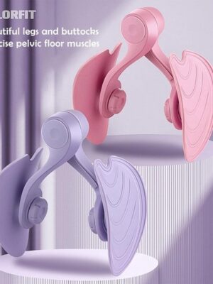Bovenbeentrainer, Dijbeentrainer, bekkenbodemtrainer, heuptrainer, bekkenbodemtrainer, trainingsapparaat, trimmer binnenbeen, beentrainer voor postpartum thuis, benen trainingsapparaat dames - Paars - Afbeelding 3