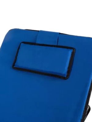 2-in-1 Strandmat met Rugleuning – Verstelbare Rugleuning & Ligmat – Blauw - Afbeelding 7