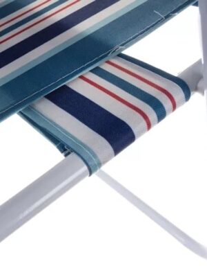 Campingstoel opvouwbaar – Tuinstoel inklapbaar – Verstevigd – Draagbaar – Tuin - Lichtgewicht- stoel - Voor Tuin, Strand en Camping - Afbeelding 6