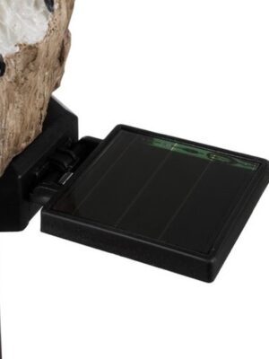 Solar Fakkel Uil - Zonne energie lamp - Uil tuinlamp - Sfeerlicht buiten solar - Zonne energie lamp - Tuinfakkel Uil – Lantaarn Uil - Wit - 1 Stuks - Afbeelding 8