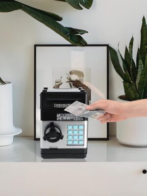 Spaarpot Kinderen Elektronisch speelgoed munten geldbank ATM-spaarpot geldautomaat-spaarvarken automatische verjaardagscadeaus - kinderen spaarbank - Afbeelding 3