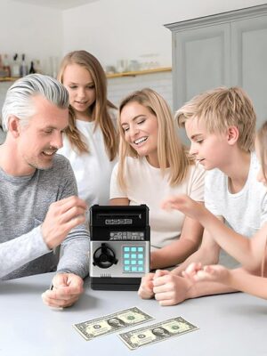Spaarpot Kinderen Elektronisch speelgoed munten geldbank ATM-spaarpot geldautomaat-spaarvarken automatische verjaardagscadeaus - kinderen spaarbank - Afbeelding 4
