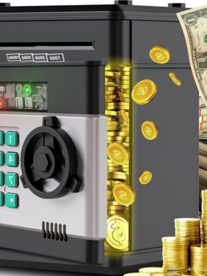 Spaarpot Kinderen Elektronisch speelgoed munten geldbank ATM-spaarpot geldautomaat-spaarvarken automatische verjaardagscadeaus - kinderen spaarbank - Afbeelding 11
