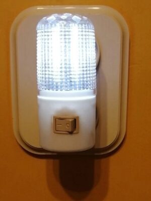 LED Nachtlampjes met Schakelaar – 2 Stuks – 3W – Stekkerlamp – Wit - Afbeelding 4