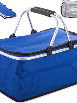 Verk Group - Picknickmand - Opvouwbaar - Thermisch - Blauw - Afbeelding 9