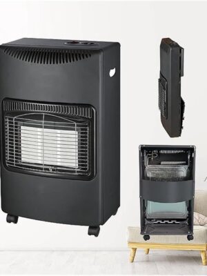 Gaskachel - Gasverwarming voor binnenruimtes - 4200 watt - Mobiele gaskachel - incl. slang en drukregelaar 50 mB - infrarood keramische brander - warmtestraler - butaan of propaangasflessen tot 15 kg - Afbeelding 3